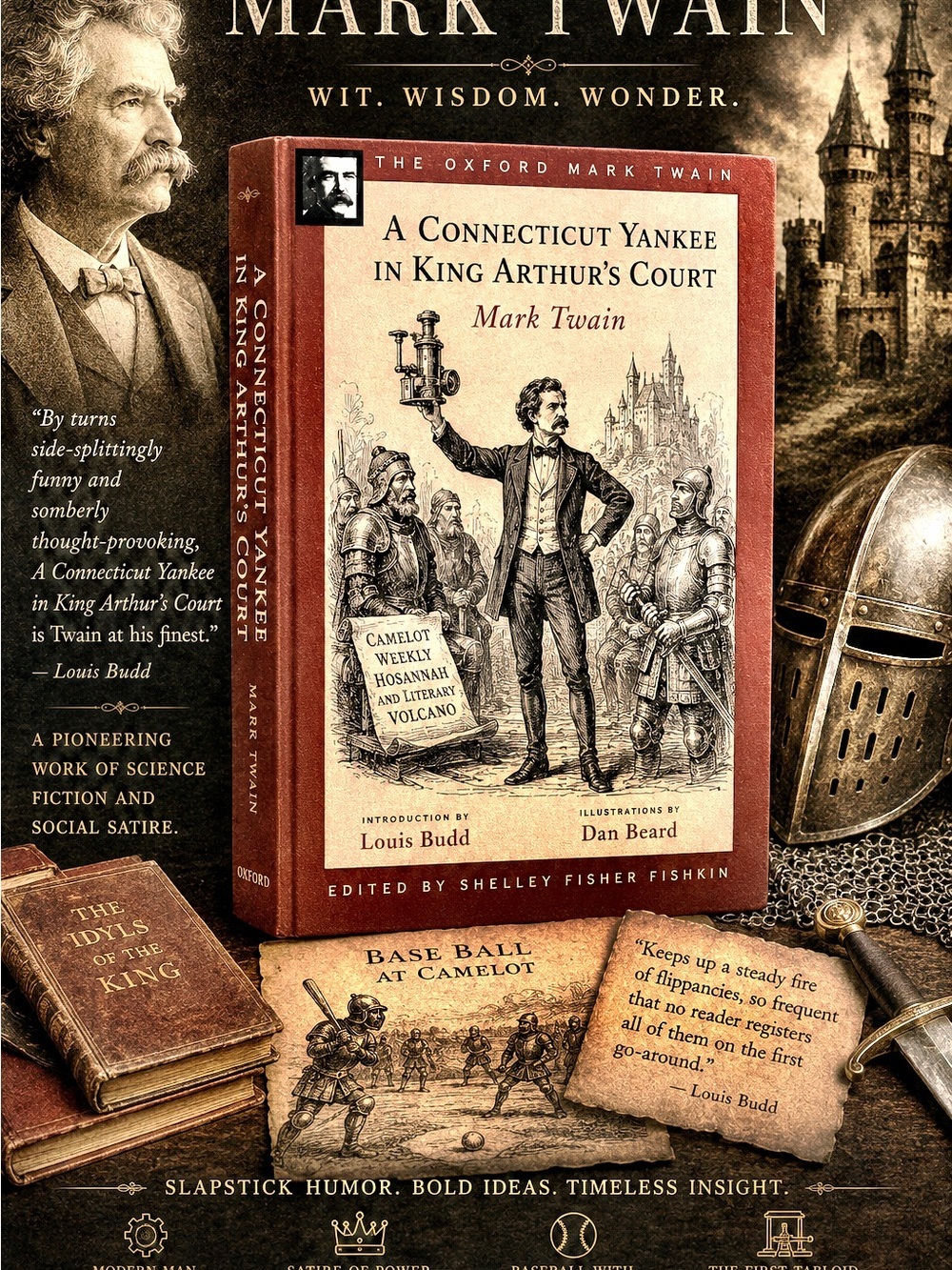 A Connecticut Yankee in King Arthur's Court - The Oxford Mark Twain by M…​​